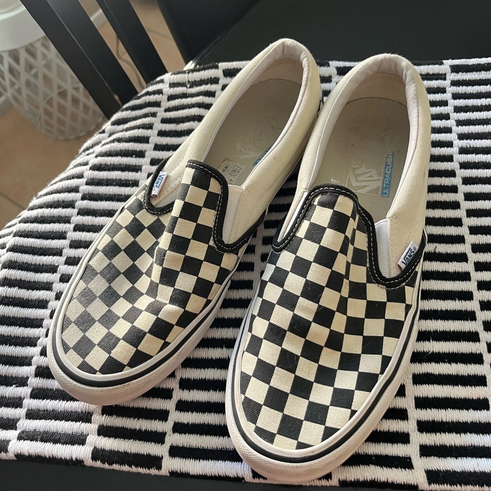 Vans Checkerboard Slip-On Sneakers
